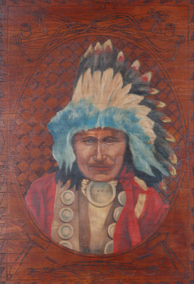 Portrait of Chief Red Owl, Furnishings, Decor, Folk Item