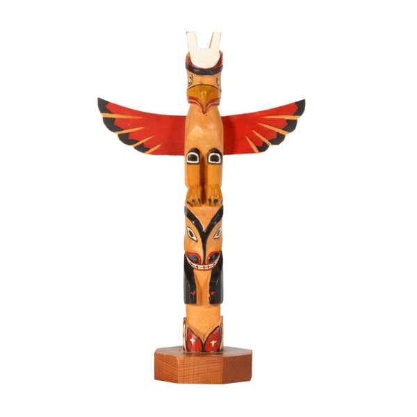 Northwest Coast “Style” Totem, Native, Carving, Totem Pole