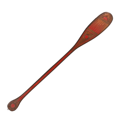 Paddle With Sun and Bear Claw Design, Native, Canoe, Paddle