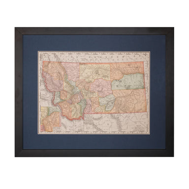 Map of Montana (1897 - 1900), Furnishings, Decor, Map