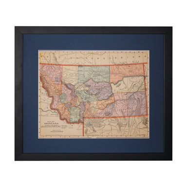 Map of Montana (1901-1904), Furnishings, Decor, Map