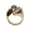 Stunning 14K Green Diamond Ring