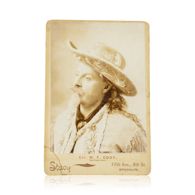 Buffalo Bill Cabinet Card, Fine Art, Photography, Other