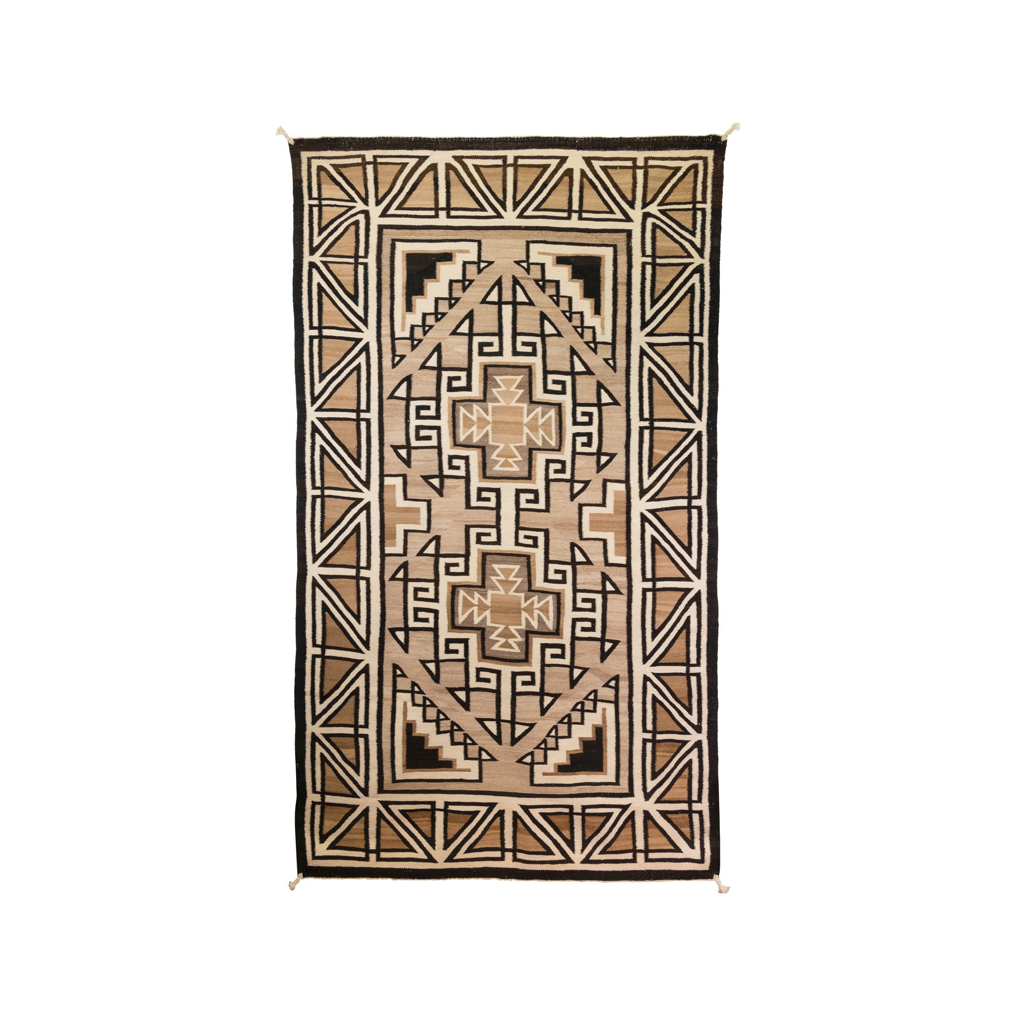 Two Grey Hills Weaving, Native, Weaving, Floor Rug