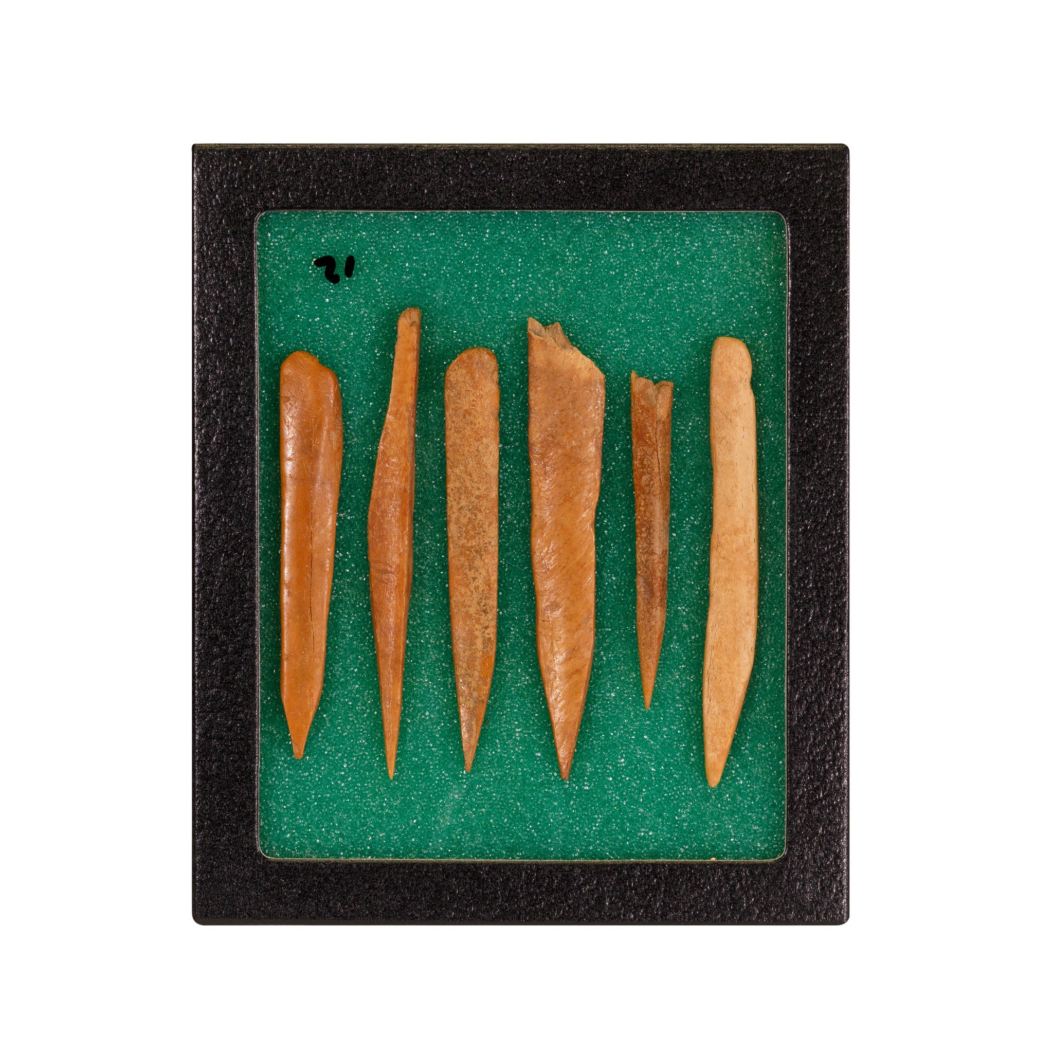 Splinter Bone Awls, Native, Stone and Tools, Bone