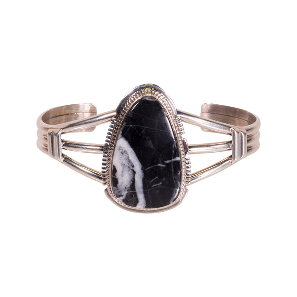 Navajo White Lightning Bracelet, Jewelry, Bracelet, Native