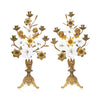 Pair of French Brass Alter Candleabras, Furnishings, Decor, Candle Holder