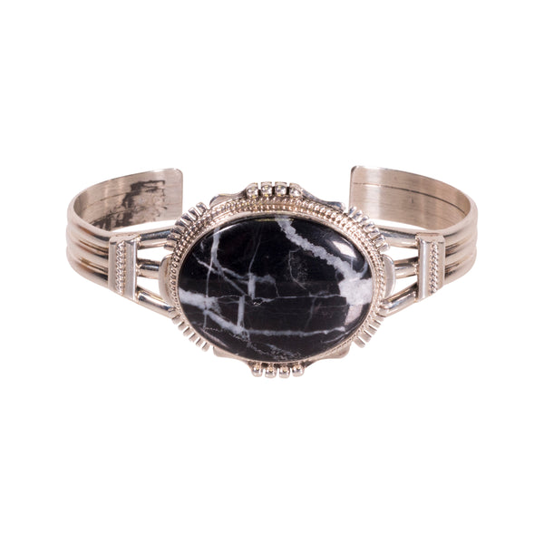 Navajo White Lightning Bracelet, Jewelry, Bracelet, Native