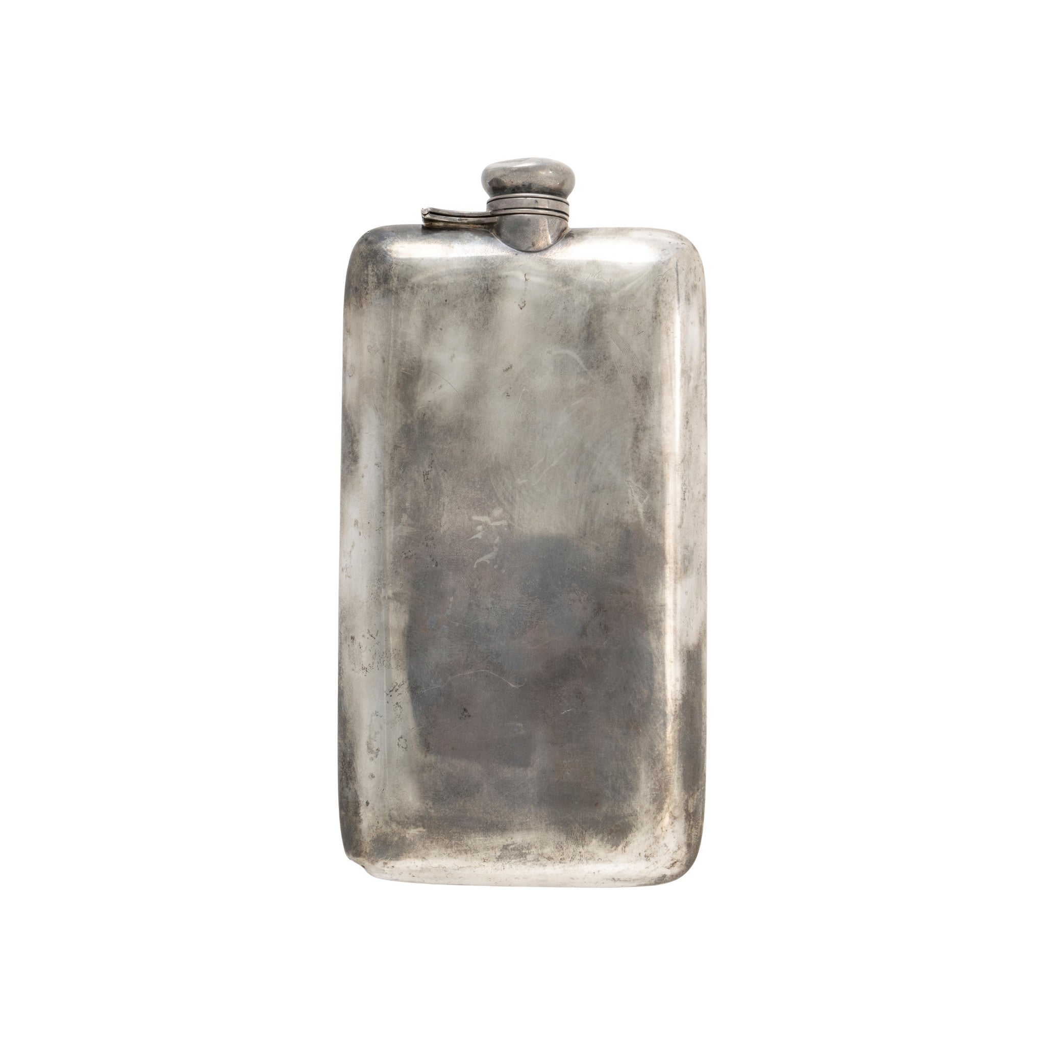 Antique Sterling Silver Flask — Cisco's Gallery