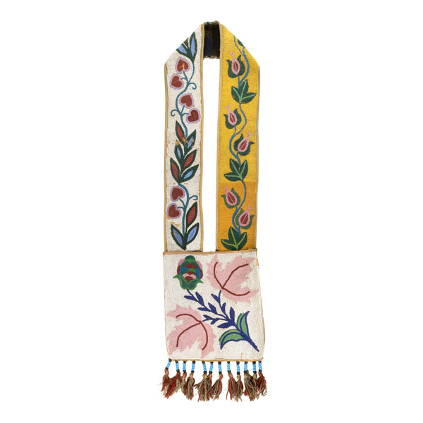 Plains Cree Bandolier, Native, Bag, Bandolier Bag