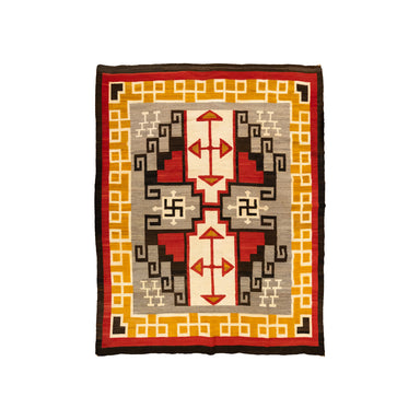 Navajo Crystal Area Weaving, Native, Weaving, Floor Rug