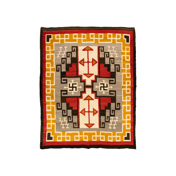 Navajo Crystal Area Weaving, Native, Weaving, Floor Rug