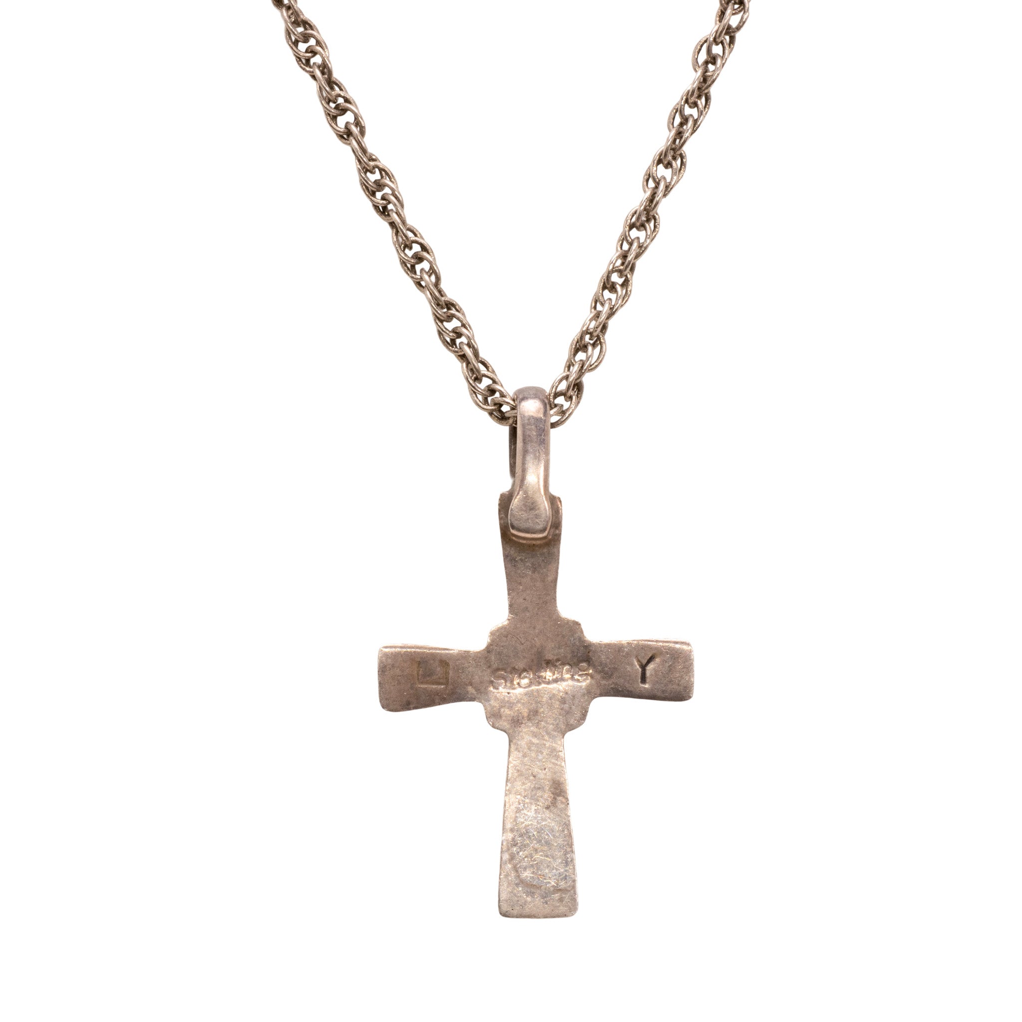 Navajo Turquoise Cross Pendant