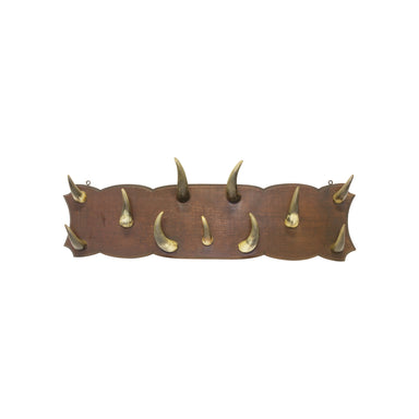 11 Horn Hat Rack, Furnishings, Furniture, Hat Rack