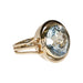 Brilliant Gold and Aquamarine Ring, Jewelry, Ring, Estate