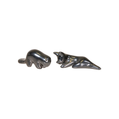 Santa Clara Black Ware Miniatures, Native, Pottery, Historic