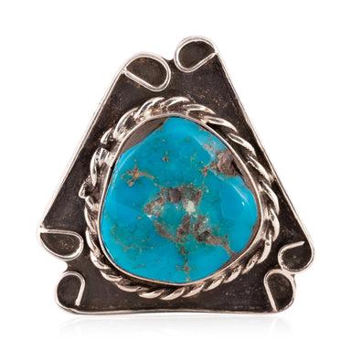 Chunky Turquoise Ring, Jewelry, Ring, Native