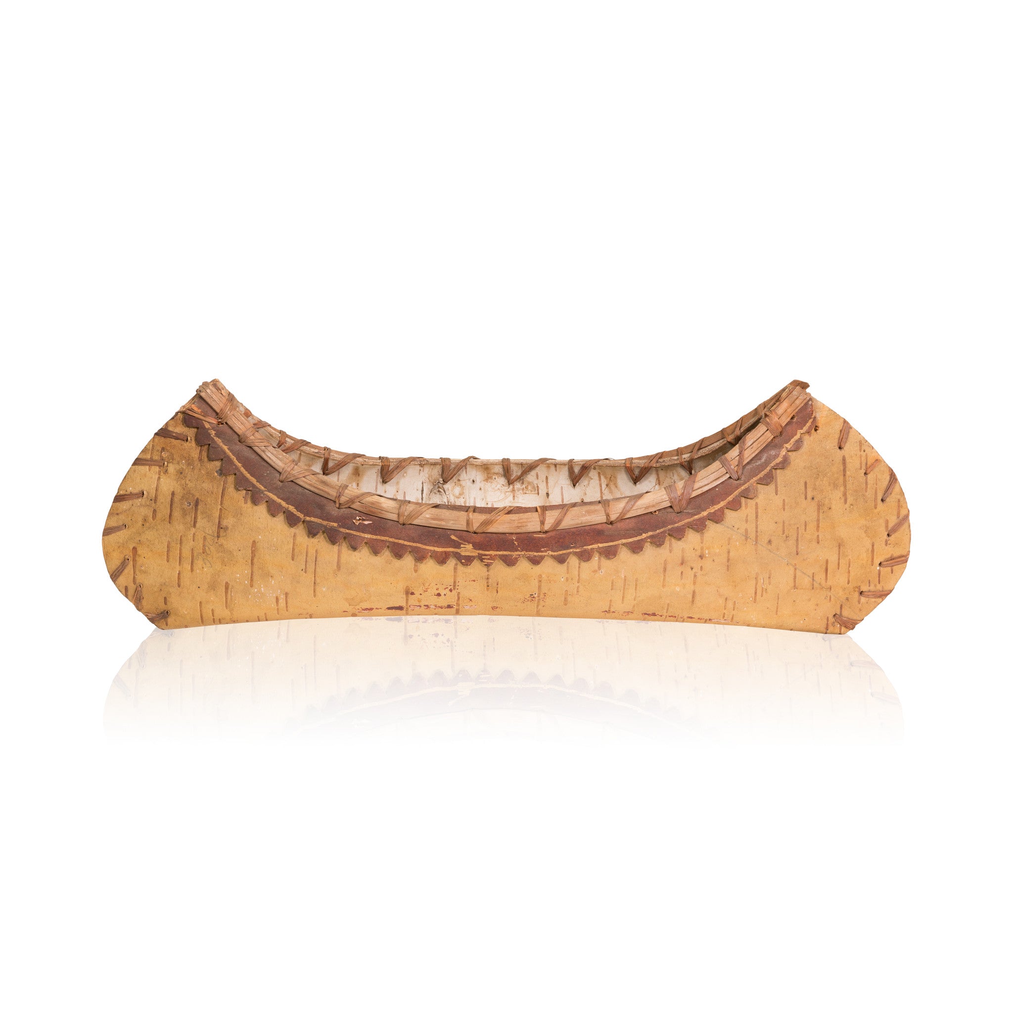 Chippewa Model Canoe, Native, Canoe, Birch Bark