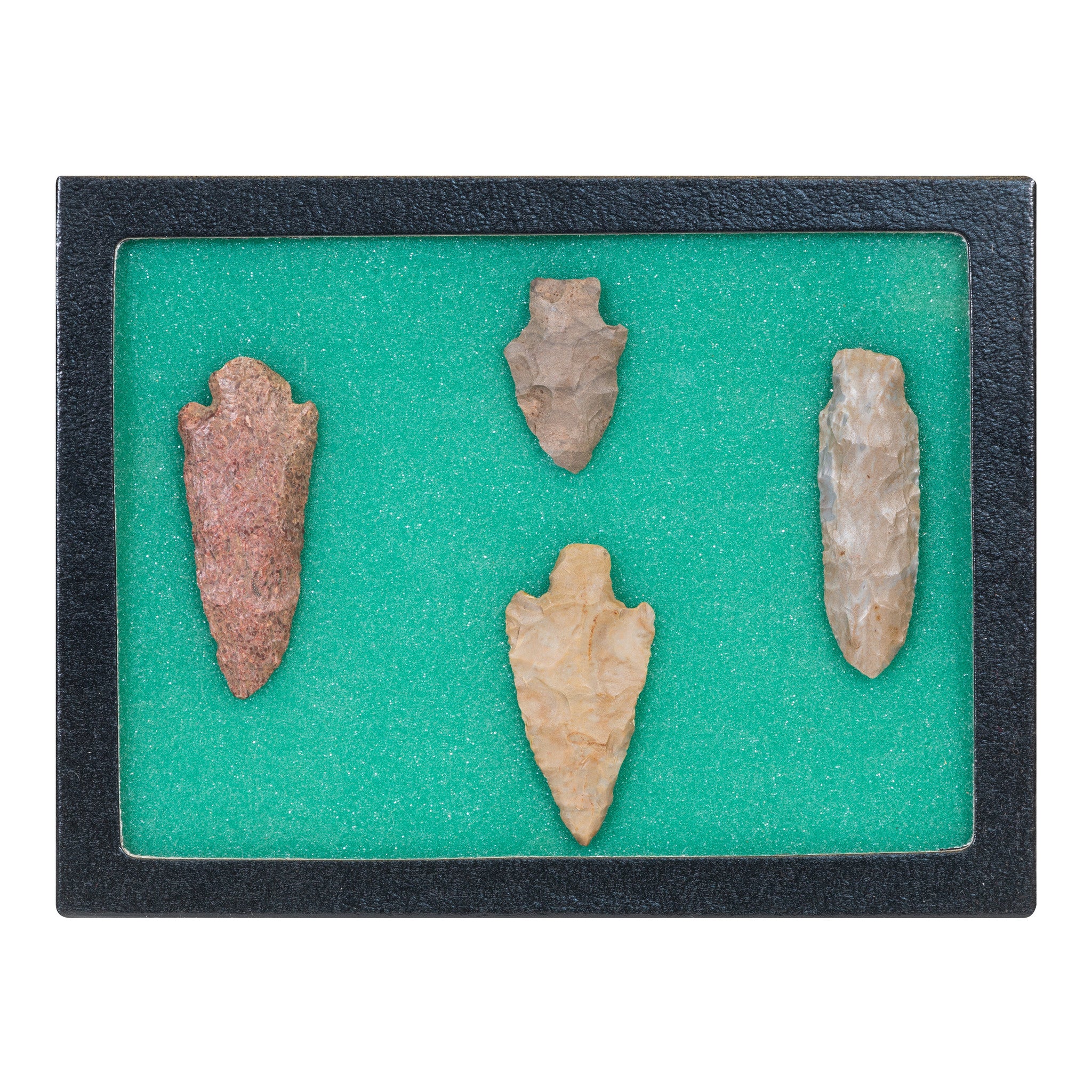 Collection of 4 Arrowheads, Native, Stone and Tools, Arrowhead