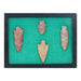 Collection of 4 Arrowheads, Native, Stone and Tools, Arrowhead