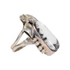 White Buffalo Leaf Ring