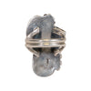 White Buffalo Leaf Ring
