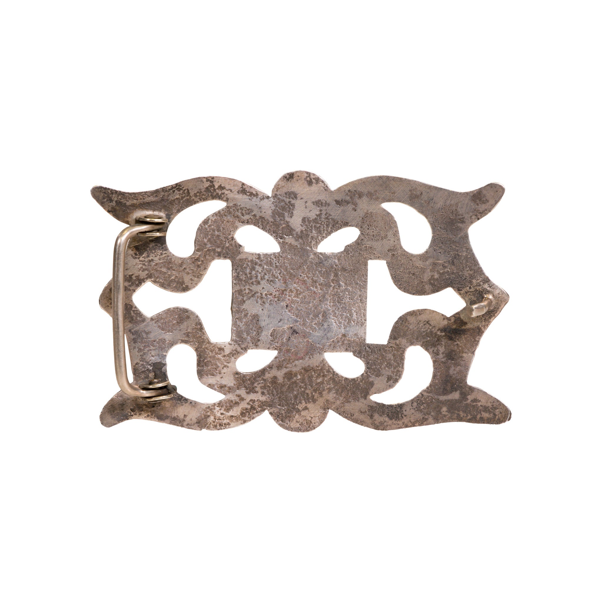 Navajo Sand Cast Turquoise Buckle