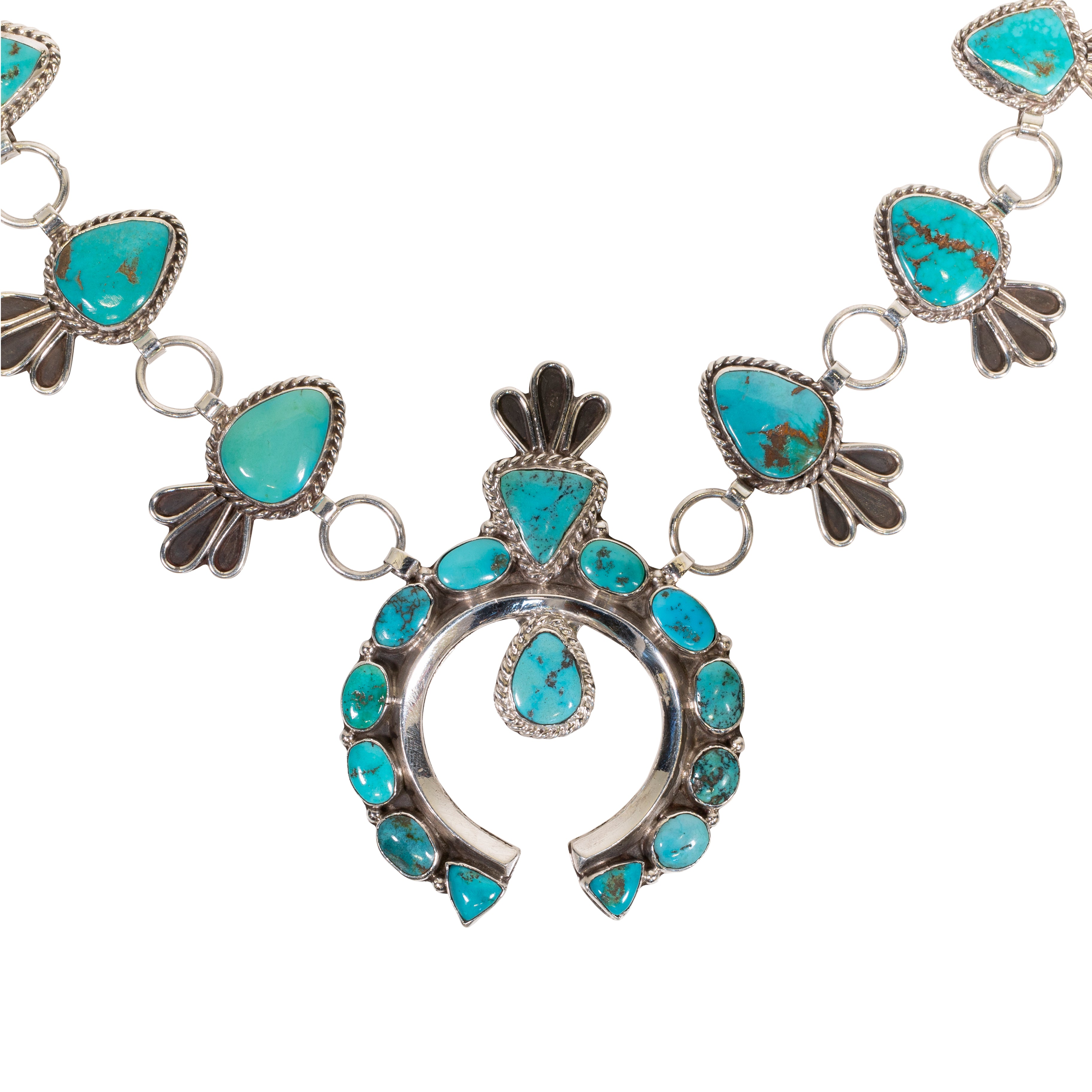 Turquoise and Sterling Necklace