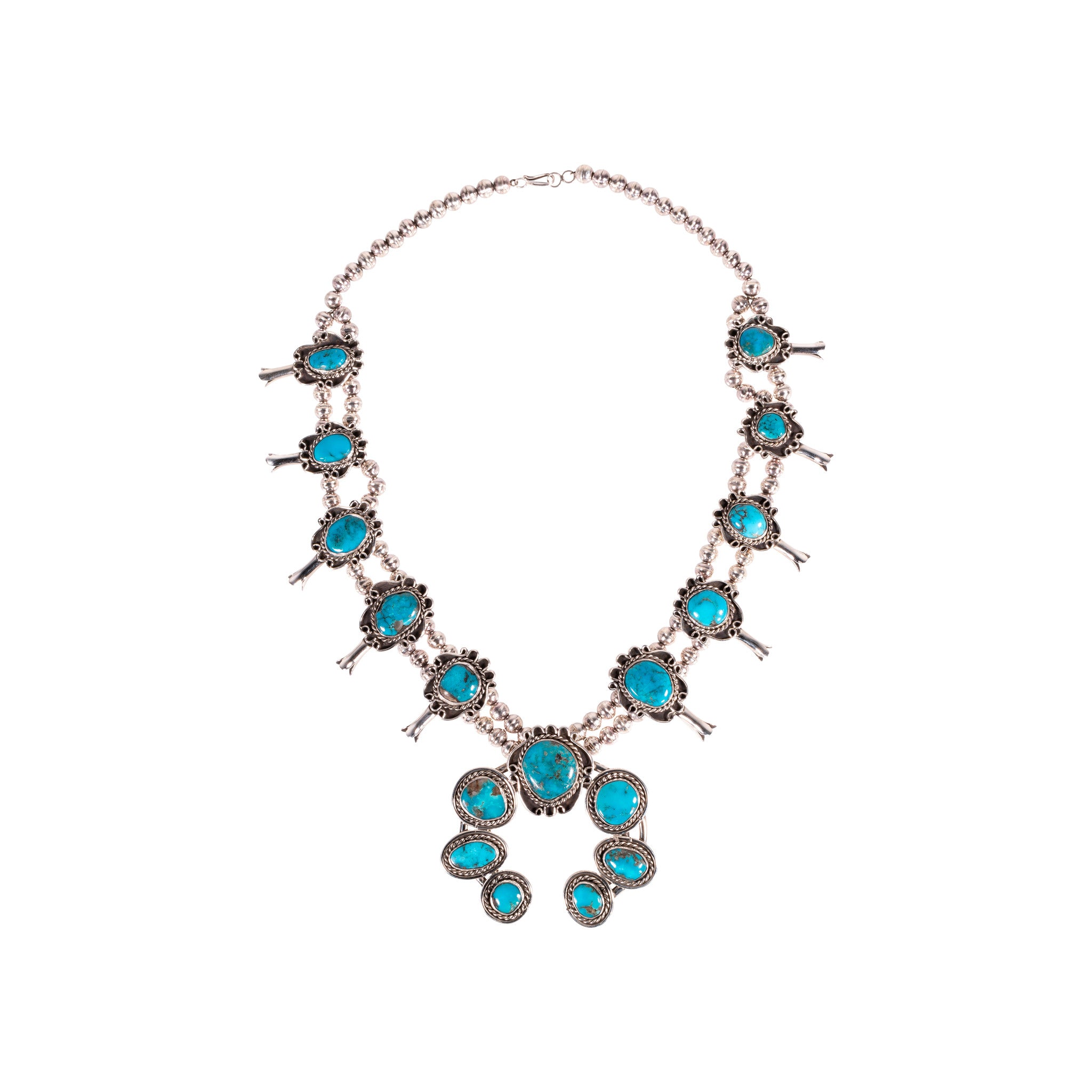 Native Squash Blossom Necklace, Jewelry, Squash Blossom, Native