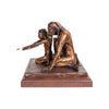 "His First Real Arrow" Bronze by Robert Scriver