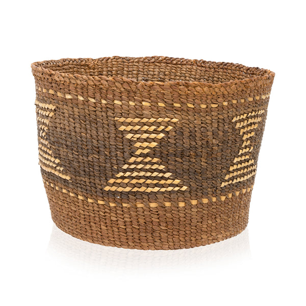 Tsimshian Basket, Native, Basketry, Vertical
