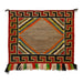 Teec Nos Pos Single Saddle Blanket, Native, Weaving, Single Saddle Blanket