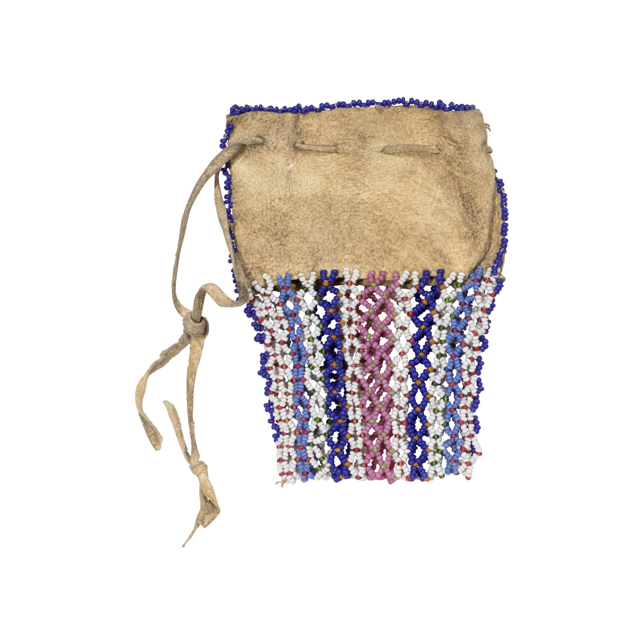 Eastern Net Beaded Pouch