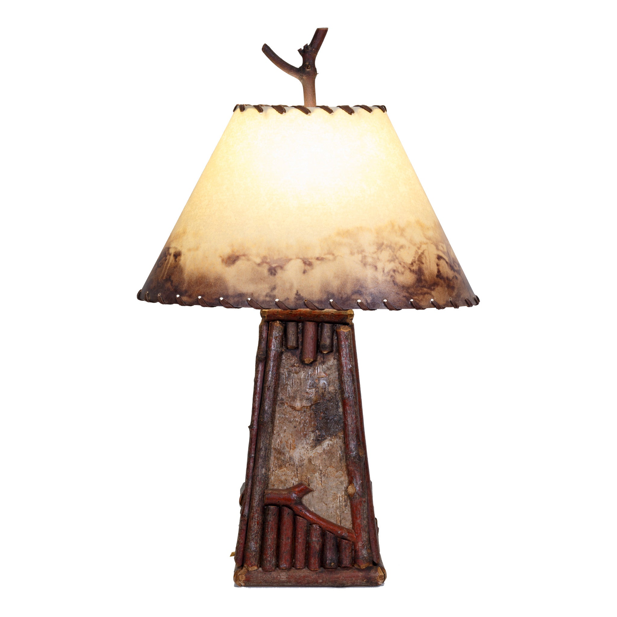 Cisco's Adirondack Twig Work Table Lamp