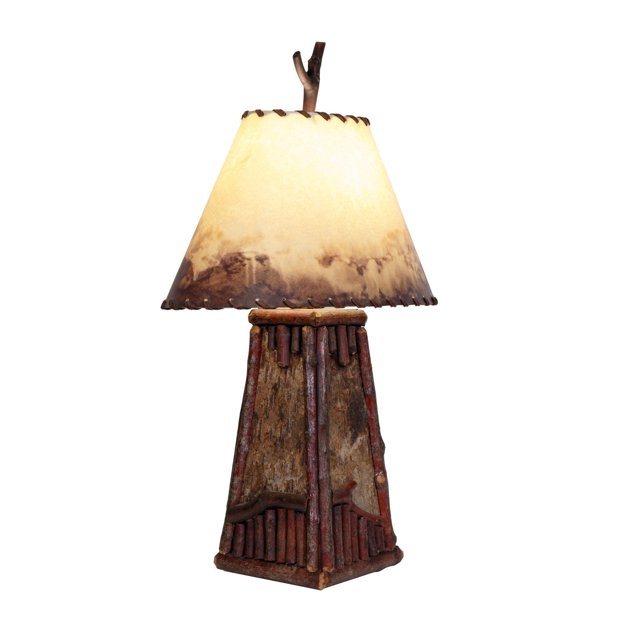 Cisco's Adirondack Twig Work Table Lamp