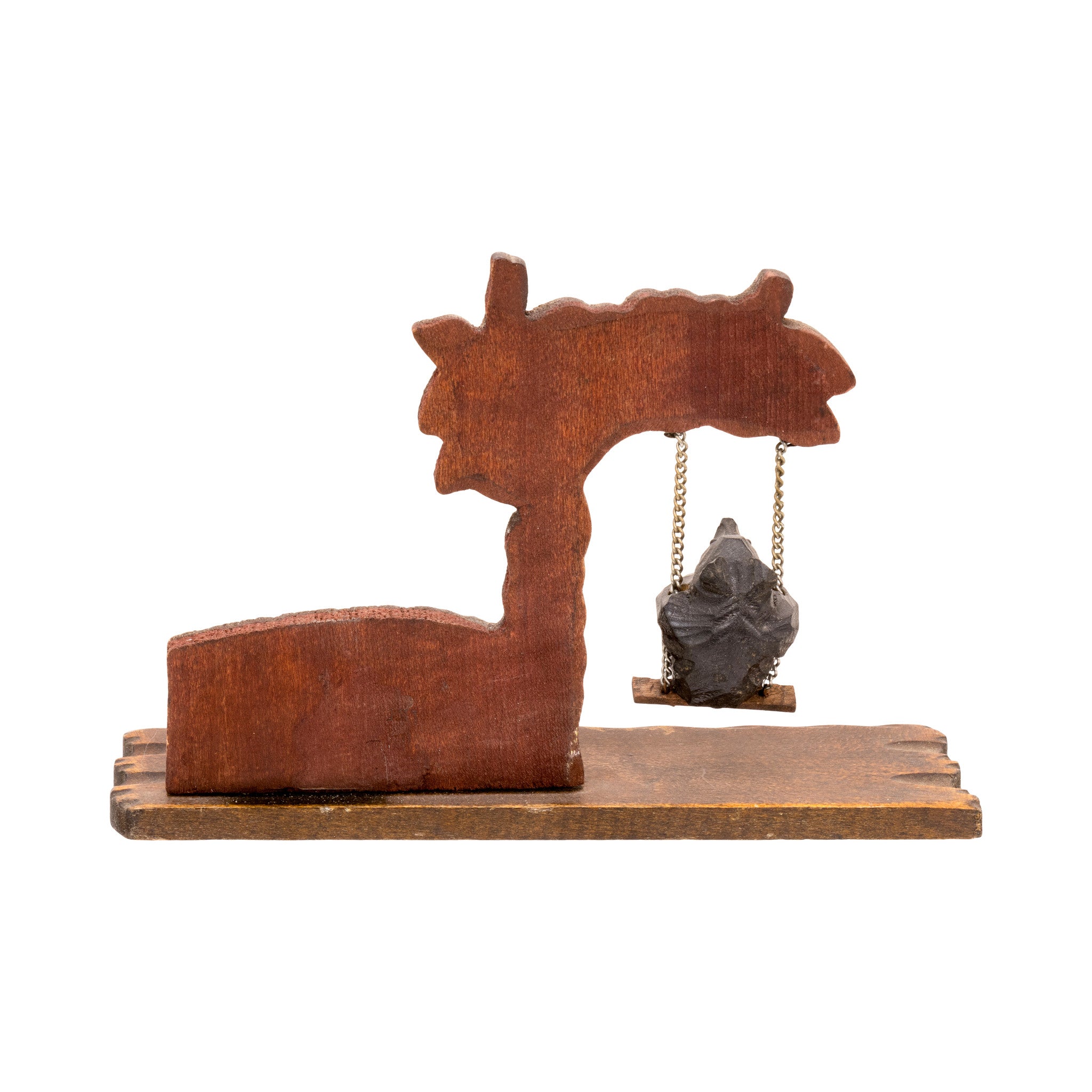 Miniature Bear on Swing Set