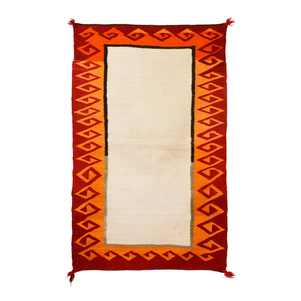 Navajo Red Mesa Double Saddle, Native, Weaving, Double Saddle Blanket