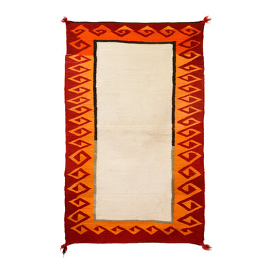 Navajo Red Mesa Double Saddle, Native, Weaving, Double Saddle Blanket