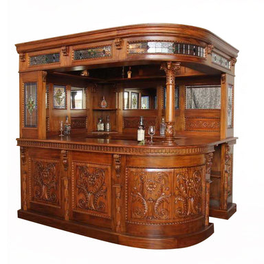 Mahogany Pub Bar, Furnishings, Barware, Other
