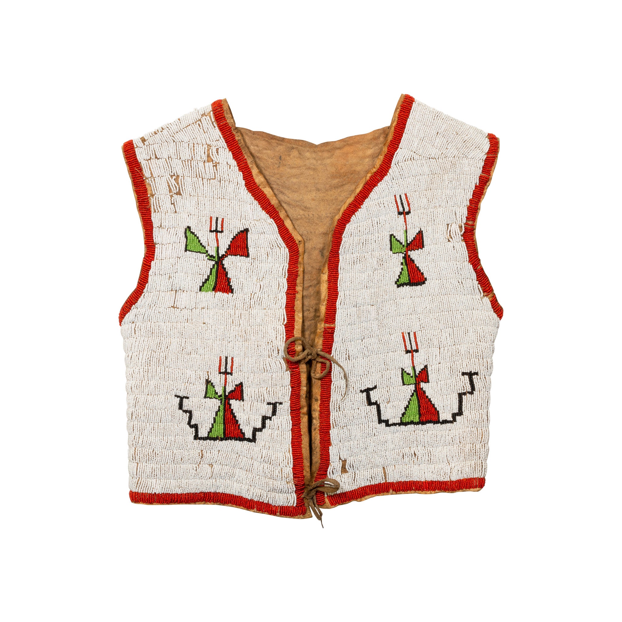Sioux Beaded Vest, Native, Garment, Vest