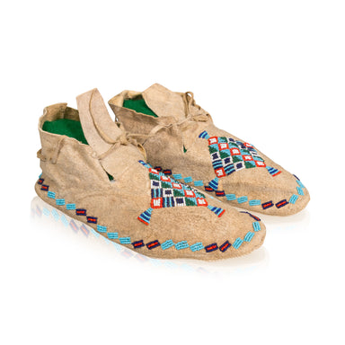Arapaho Moccasins, Native, Garment, Moccasins