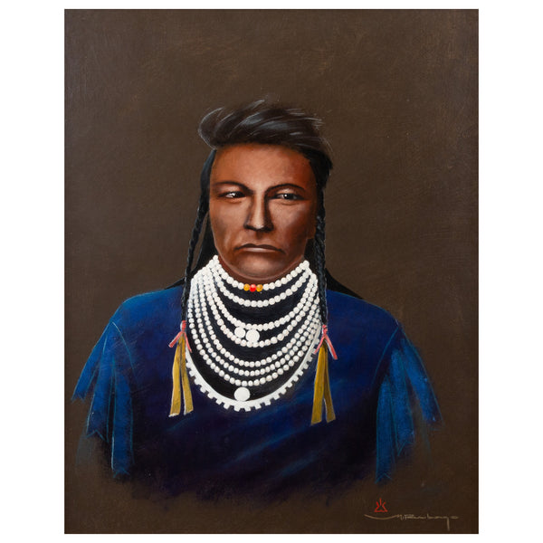Peo-Peo Kiosk Hin-Hin by Mario Rabago, Fine Art, Painting, Native American