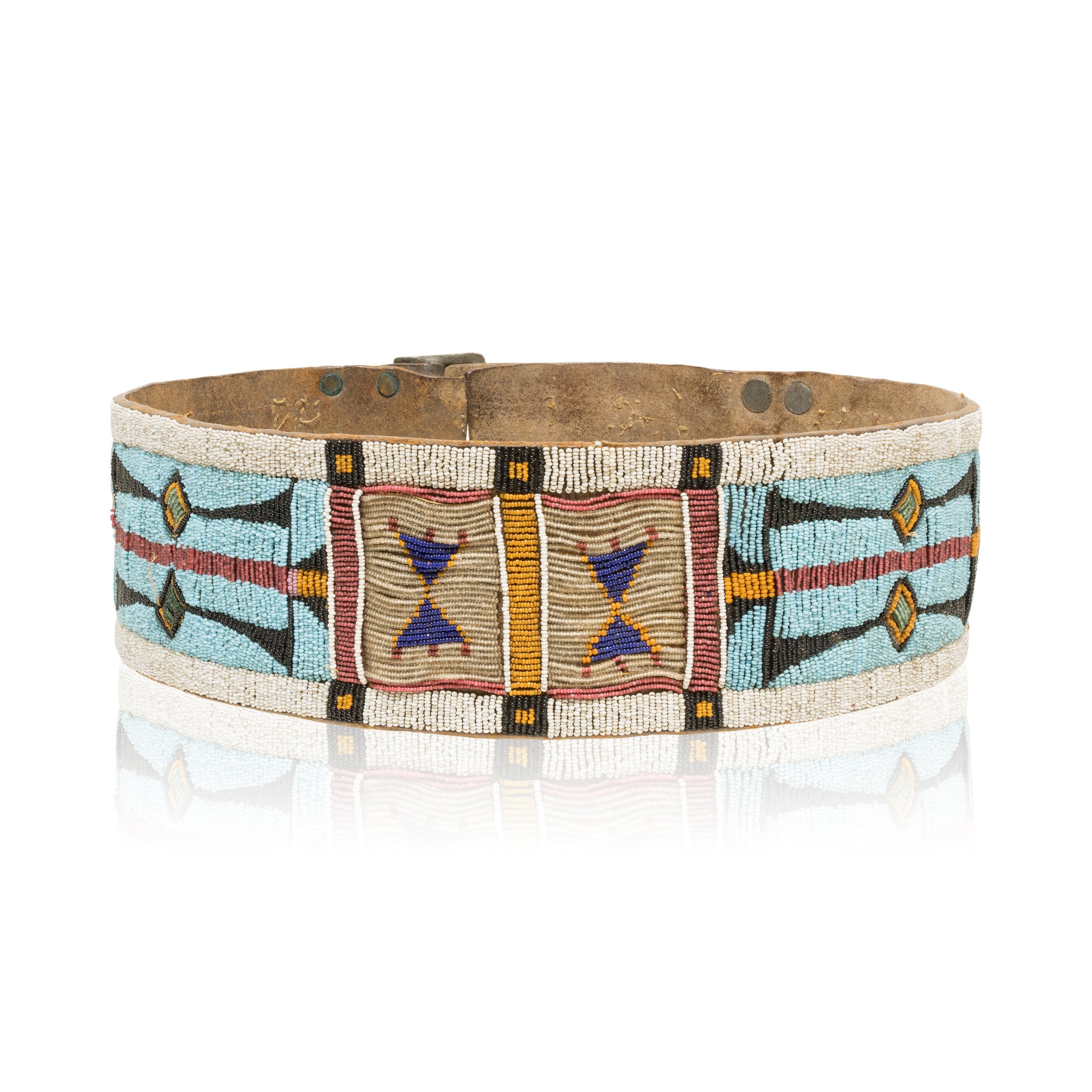 Plateau Beaded Figurative Belt