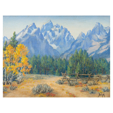 End of the Fence by Dorothy Dolph, Fine Art, Painting, Landscape