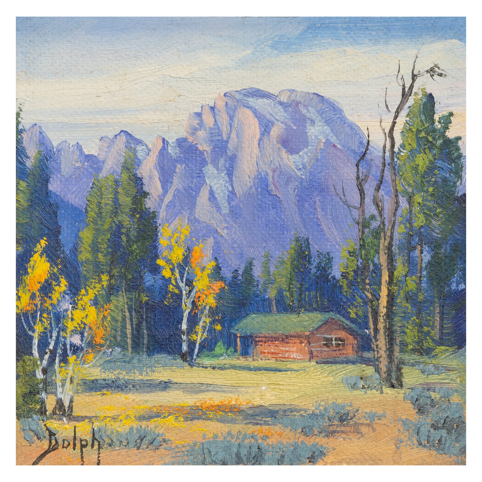 The Dead Pine by Dorothy Dolph, Fine Art, Painting, Landscape