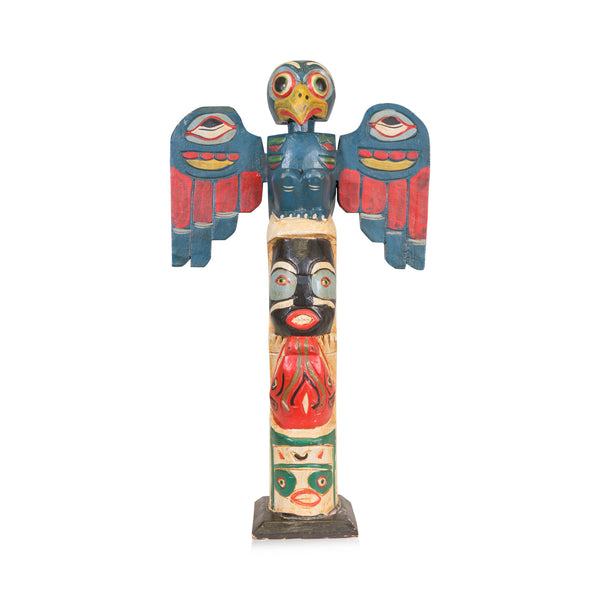 Northwest Coast Style Totem
Northwest Coast Style Totem Pole, Native, Carving, Totem Pole