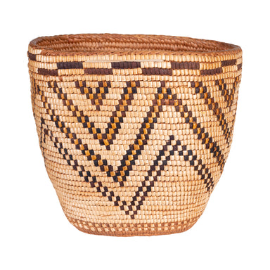 Klickitat/Nisqually Basket, Native, Basketry, Vertical