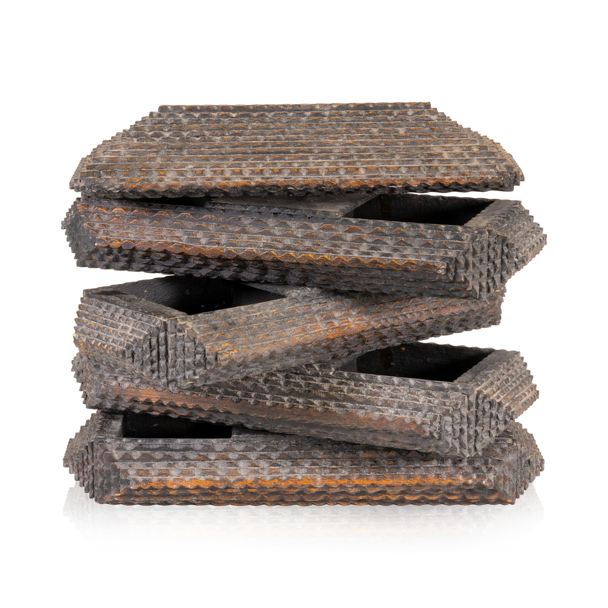 American Tramp Art, Furnishings, Decor, Tramp Art