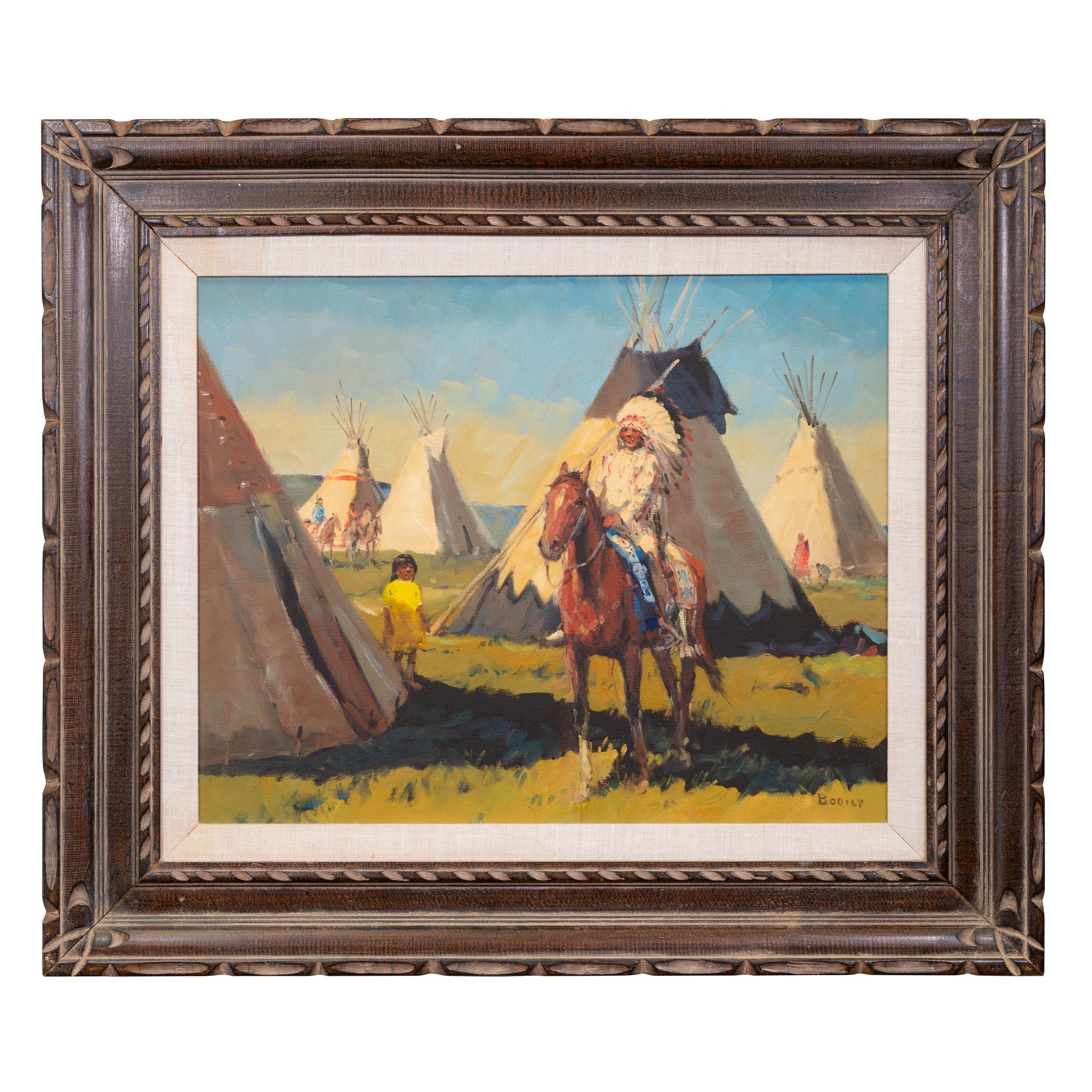 Chief at the Camp by Sheryl Bodily