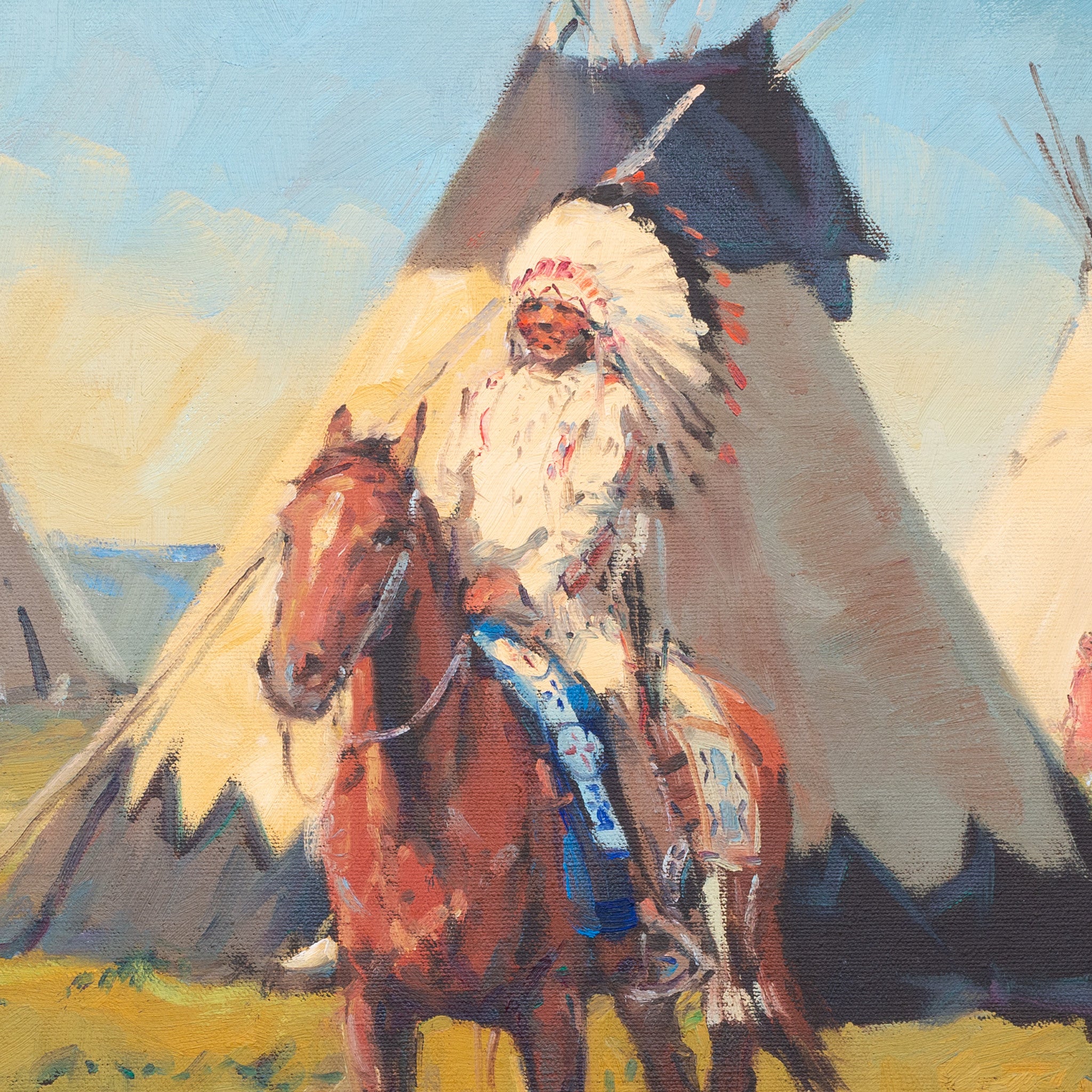 Chief at the Camp by Sheryl Bodily
